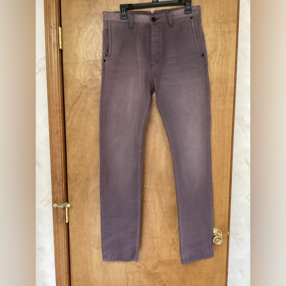 Strellson, W30 L34,Slim Straight Purple Jeans